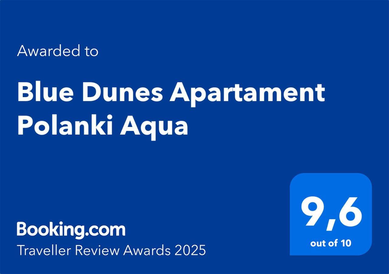 Blue Dunes Apartament Polanki Aqua Колобжег Экстерьер фото